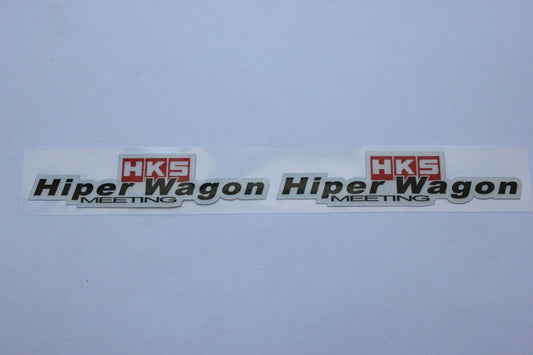 2 HKS Hyper Wagon Sticker Decals for Toyota Mazda Nissan Honda Subaru Mitsubishi