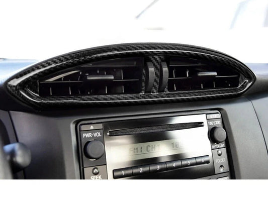 Night Kids Air Conditioner Carbon Fibre Trim Cover for Toyota GT 86 Subaru BRZ
