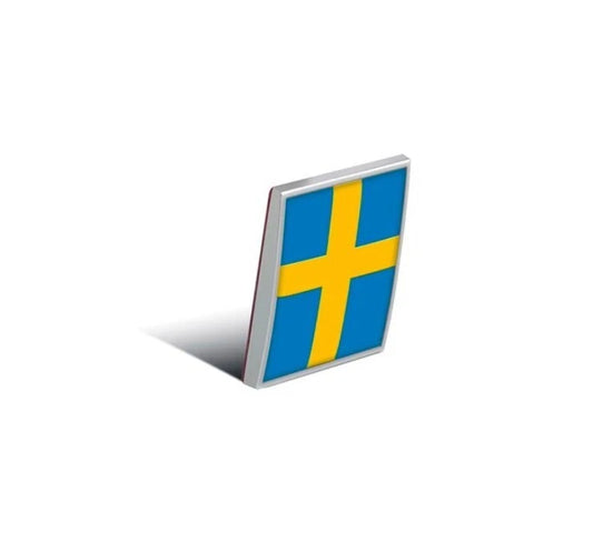 Sweden Flag Boot Badge Emblem for 27mm x 27mm OEM Size NEW Free Post
