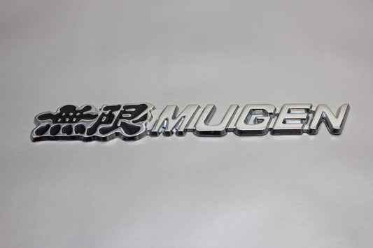 Mugen Honda Boot Badge Black Chrome Metal Alloy Emblem Integra Type R S Civic