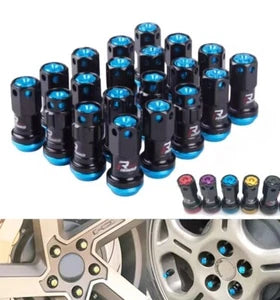 R40 Racing Heptagon Formula Steel Lock Lug Nuts M12x1.25 M12x1.5 20Pcs Set