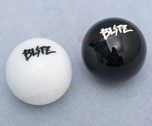 Blitz Acrylic White Black Gear Shift Knob M12x125 M10x1.5 M10x1.25 M8x1.25 NEW