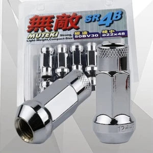 Muteki SR48 Steel Extended Open Racing Lock Lug Nuts M12x1.25 M12x1.5 20Pcs Set