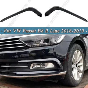 Front Bumper Lip Splitter Air Vent Trim for Volkswagen Passat B8 R-Line 2016–19