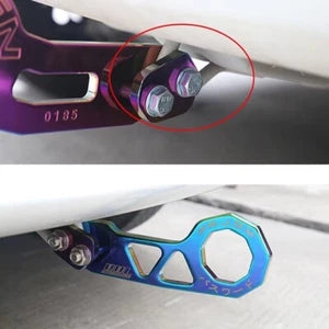 JDM Aluminium Heavy Duty Tow Hook Black Or Red with fit Honda Mitsubishi Mazda