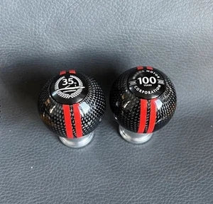 JDM Real Carbon Fibre 100 Years 6 Speed Gear Shift Knob for Mazda Mx5 Rx7 3 6