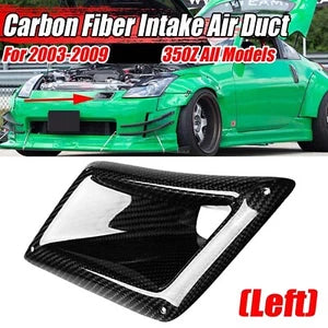 Air Intake Duct Air Funnel Genuine Carbon Fibre for Nissan 350Z Fairlady Z 33 AU
