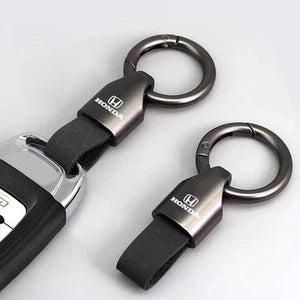 Suede Honda Keyring Keychain for City CRV Jazz Civic Accord CRZ Clip on Design