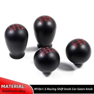 Black 5 / 6 Speed Aluminium Ball Gear Shift Knob for Honda Civic Jazz Accord