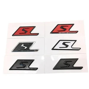 NEW S Badge Black Red Silver Gloss Matte for Mercedes AMG E63 C63 C63 E53 GLA45