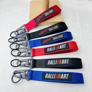 Ralliart Mitsubishi Keyring Keychain for Evolution Lancer Colt Pajero Outlander