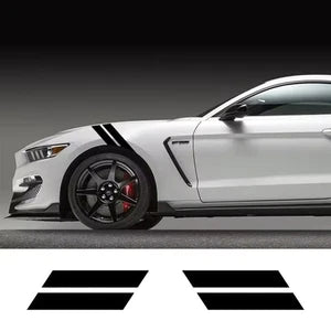 Fender Racing Stripes Multi Colours Vinyl Sticker Decal for Ford Mustang GT