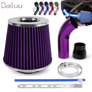 Short Ram Intake Pod Filter High Flow Pipe Kit 76mm Universal Fitment OFI109