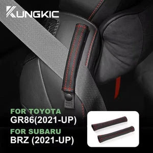 2 Pcs Seat Belt Protection Cover for Toyota GR86 Subaru BRZ 2012 - 2024