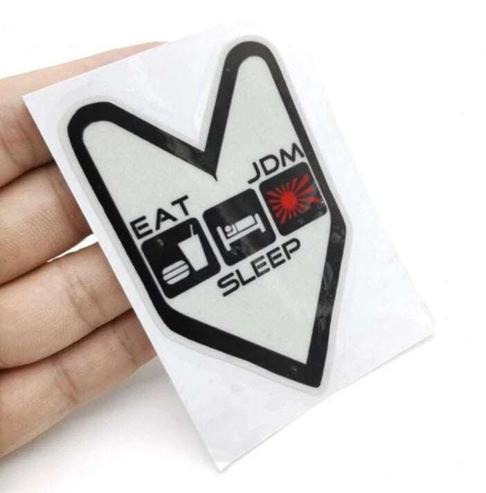 Eat Sleep JDM 2 Decal Sticker for Toyota Nissan Subaru Nissan Mitsubishi Mazda