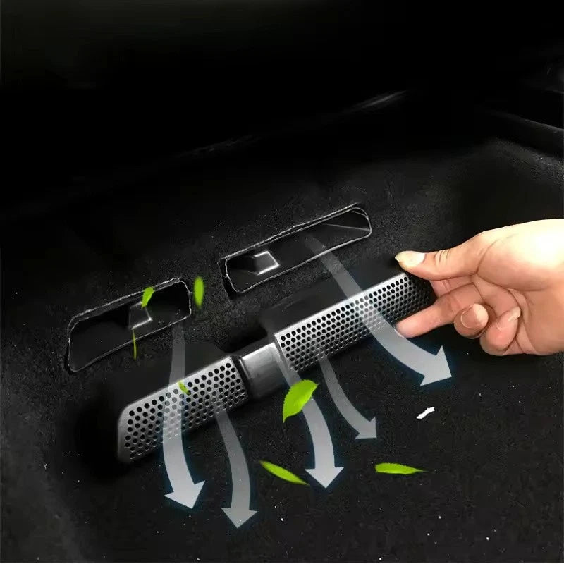 2 Pcs Car Air Outlet Cover Grille Sticker for VW Tiguan Mk2 Skoda Kodiaq