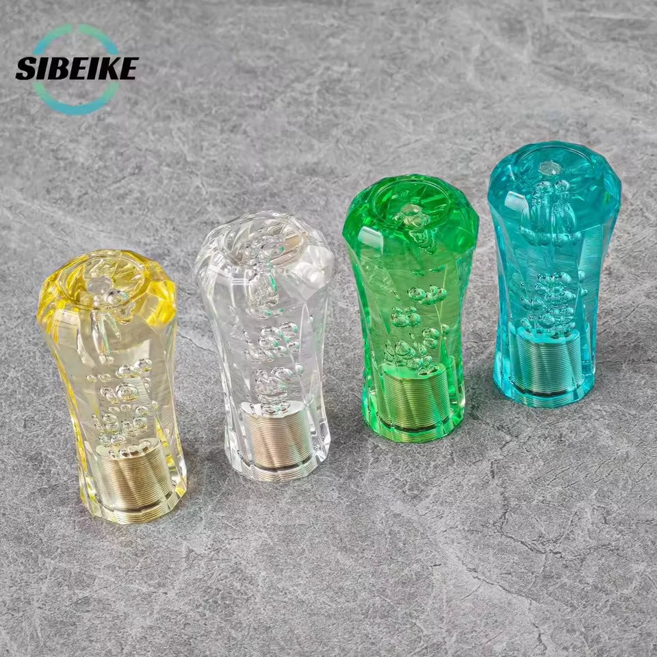 JDM 10CM Crystal Acrylic Gear Shift Knob M12x1.25 M10x1.5 M10x1.25 M8x1.25