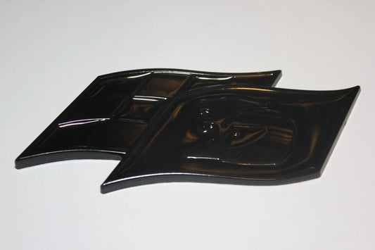 Holden HSV Gloss Black Badge Emblem for Commodore Grange Senator Maloo Astra R8