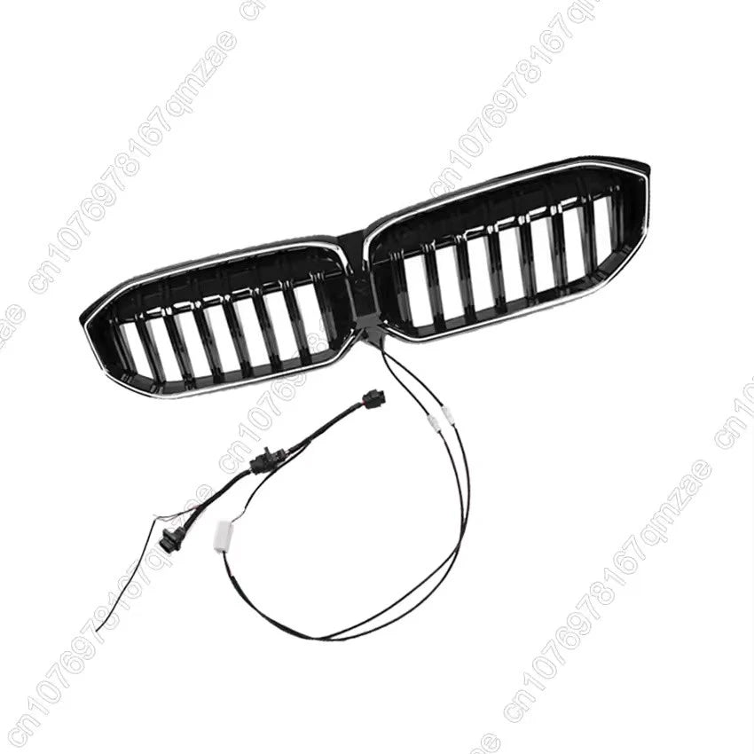 2022–2024 BMW 3 Series G20 LCI LED Front Kidney Grille Racing Gloss Black ABS Plastic