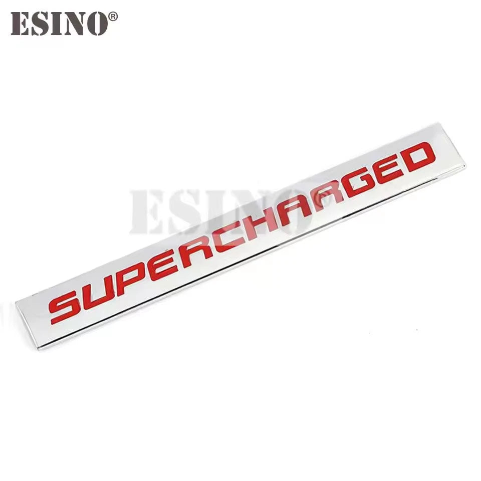 3D Metal Turbo Diesel Emblem Sticker Twin Turbo Supercharged Car Badge Red Black