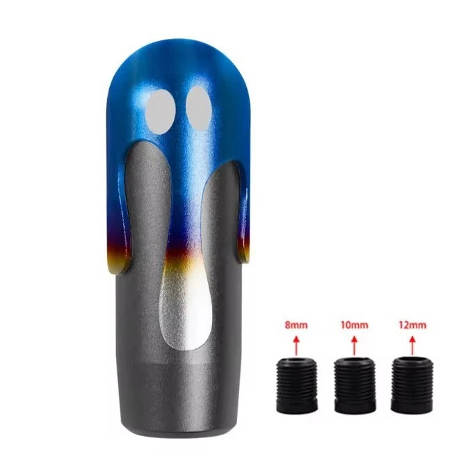JDM NEO Chrome Melt Ice Cream Shift Knob M12 M10 M8 Universal Fitment NEW