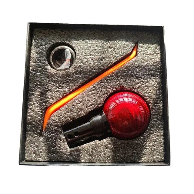 Carbon Fibre Gear Knob with Extension Shaft Black Blue Red Universal Fitment NEW