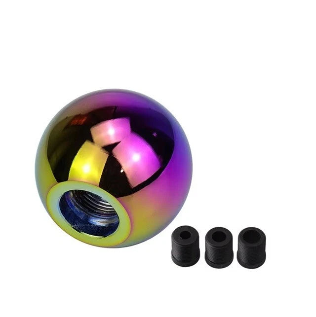 Clean Simple Aluminium Ball Gear Shift Knob M12 M10 M8 Universal Fitment