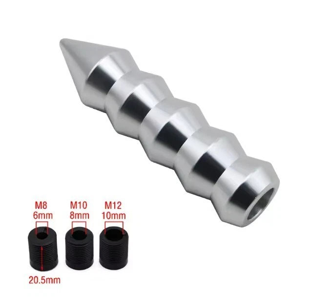 NEW Style Bamboo Spike 145mm Manual Gear Knob Shift Universal Fitment M12 M10 M8