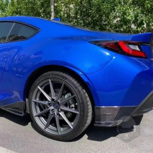Rear Bumper Pod Canards Genuine Carbon Fibre fits Toyota GR86 & Subaru BRZ 22 23
