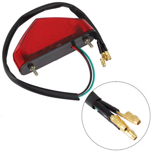 Universal 12-LED Motorcycle Taillight Red Brake/Stop Lamp for Rear Fender