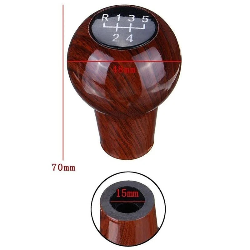 5 Speed Imitation Wood Gear Shift Knob for GOLF MK2 II JETTA II MK2