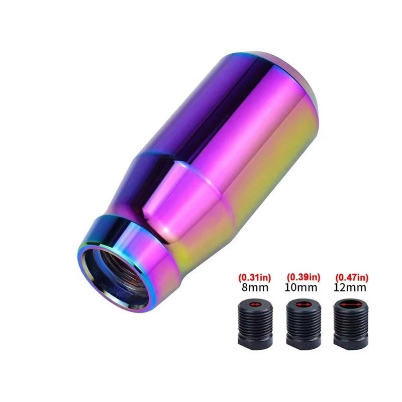 Aluminium 78mm Gear Shift Knob M8x1.25 M10x1.25 M10x1.5 M12x1.25 Auto & Manual