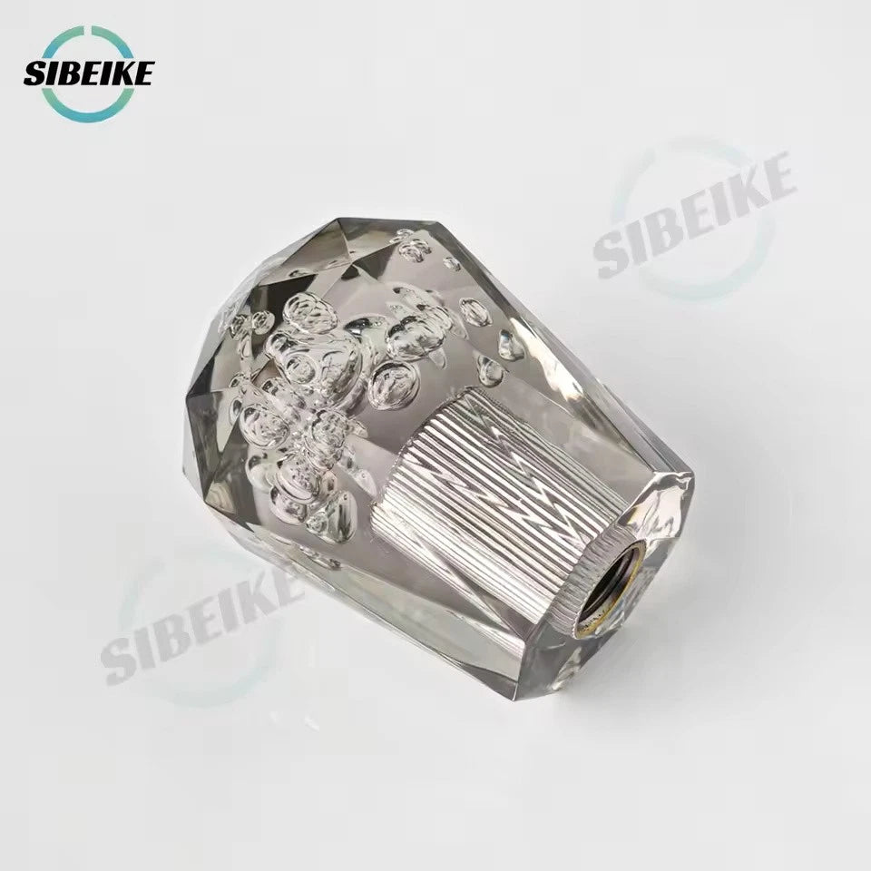 Diamond Bubble Shift Gear Knob 6CM M12x1.25 M10x1.5 M10x1.25 M8x1.25