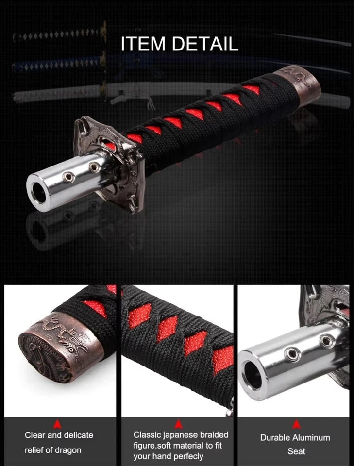 Katana Samurai Sword Handle Gear Knob for Mitsubishi Honda KIA Mazda NEW