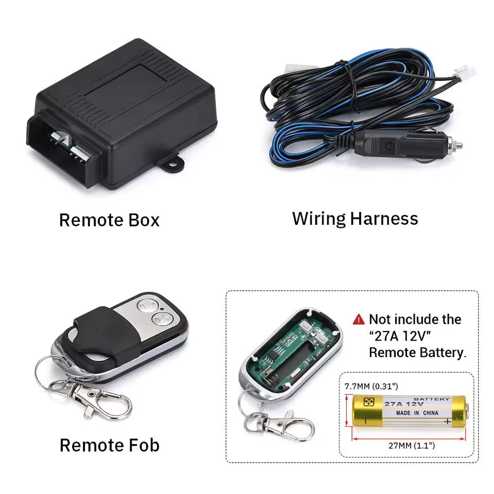 Stainless Steel Electric Dual-Valve Exhaust Downpipe w/ Wireless Remote 2.0"-3"