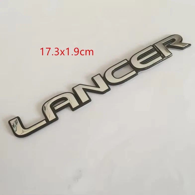 ABS 3D Adhesive Boot Badge Emblem Lancer Outlander Evolution Pajero NEW