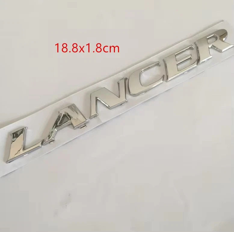 ABS 3D Adhesive Boot Badge Emblem Lancer Outlander Evolution Pajero NEW