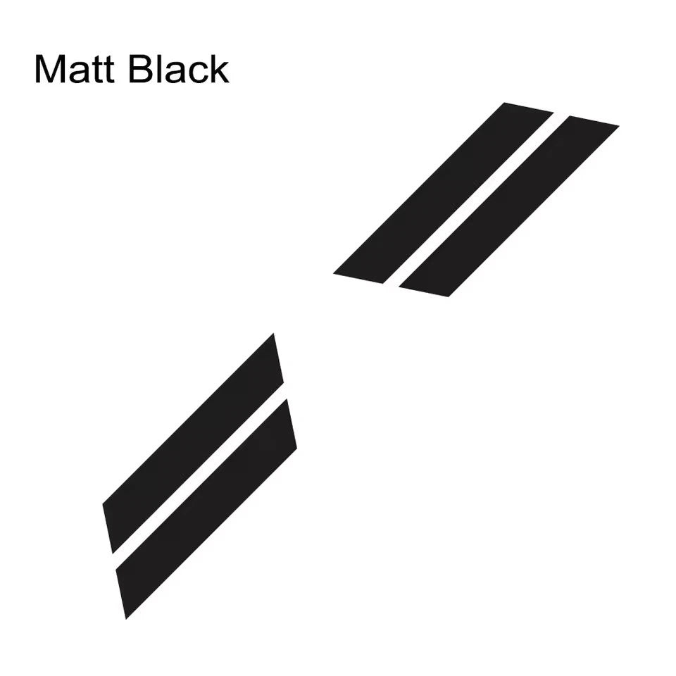 Fender Racing Stripes Multi Colours Vinyl Sticker Decal for Ford Mustang GT