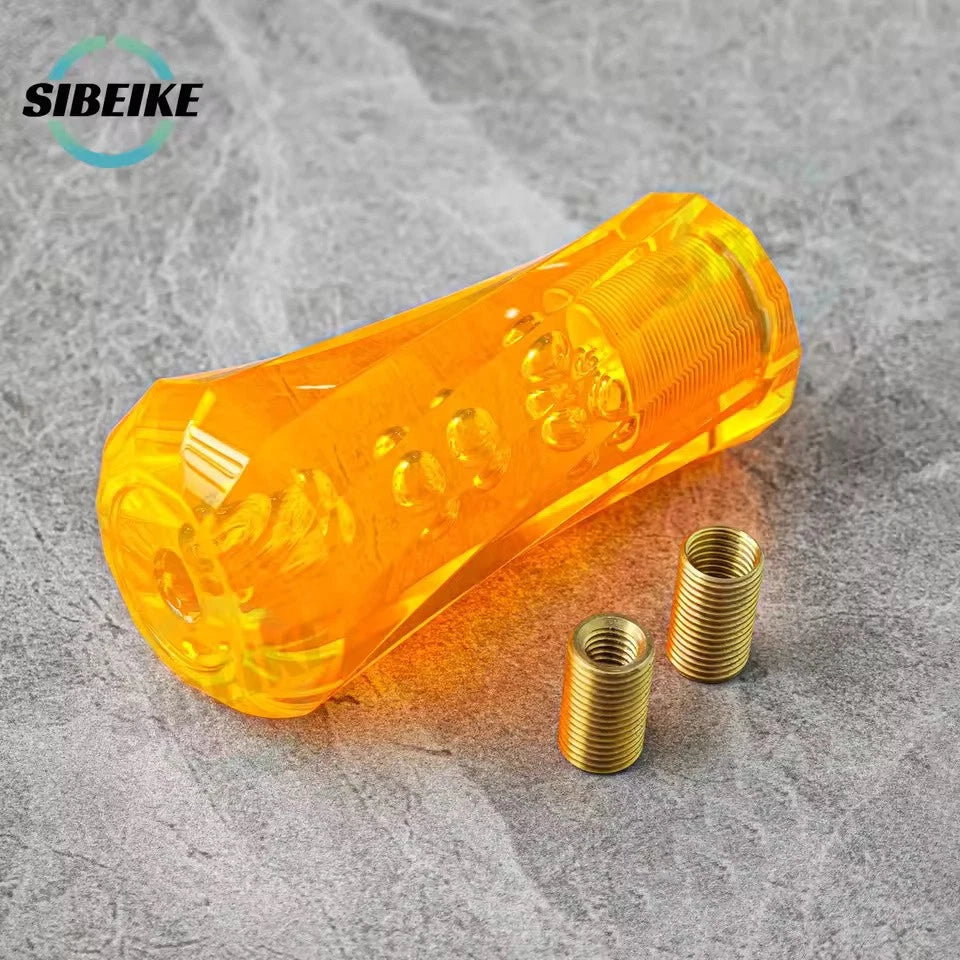 JDM 10CM Crystal Acrylic Gear Shift Knob M12x1.25 M10x1.5 M10x1.25 M8x1.25