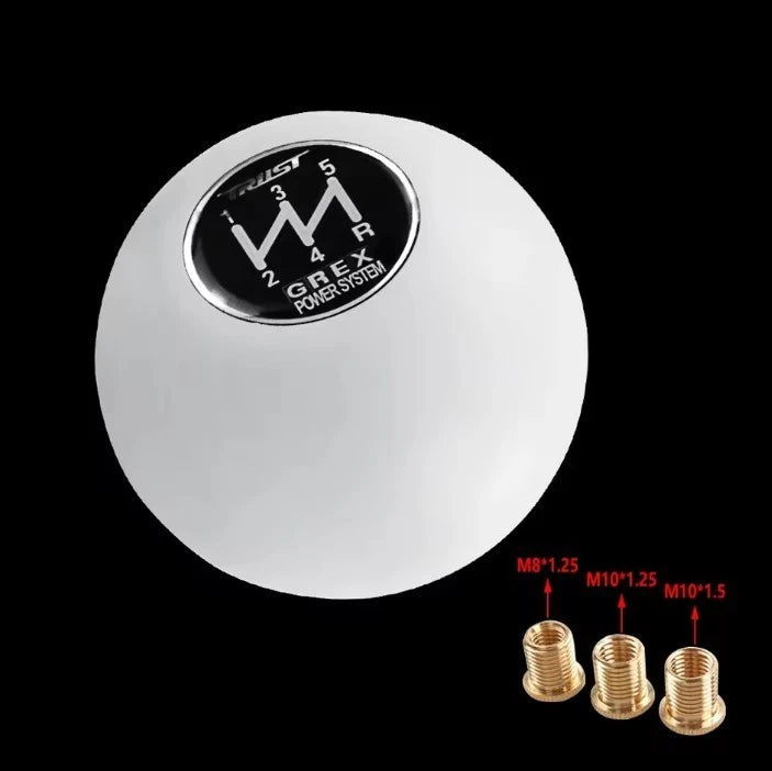 TRUST 5 Speed Ball Gear Knob M8x1.25, M10x1.25, M10x1.5 M12x1.25 NEW in Box