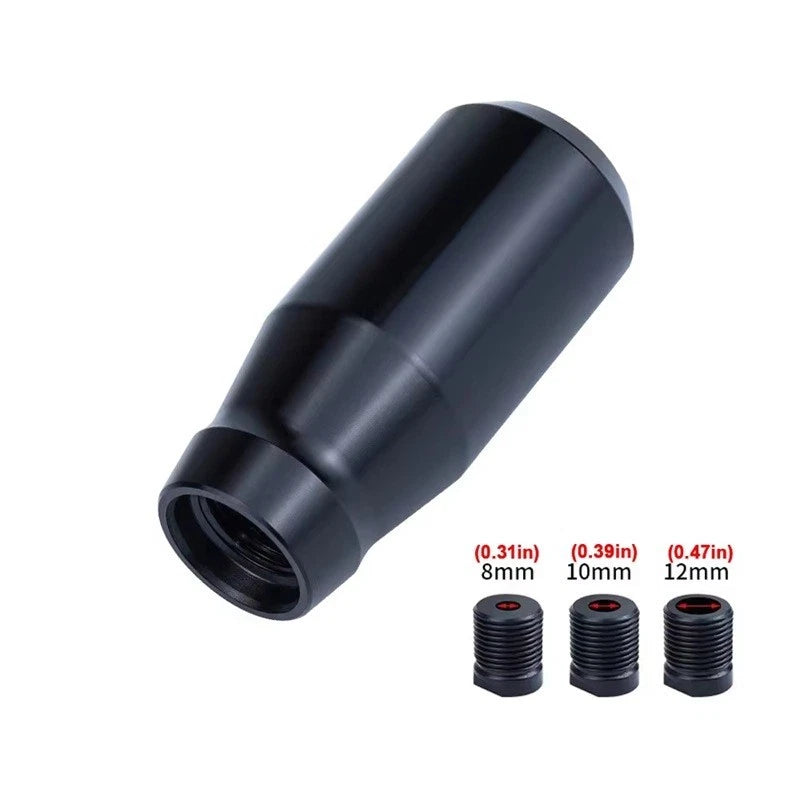 Aluminium 78mm Gear Shift Knob M8x1.25 M10x1.25 M10x1.5 M12x1.25 Auto & Manual