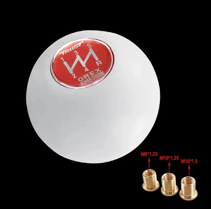 TRUST 5 Speed Ball Gear Knob M8x1.25, M10x1.25, M10x1.5 M12x1.25 NEW in Box