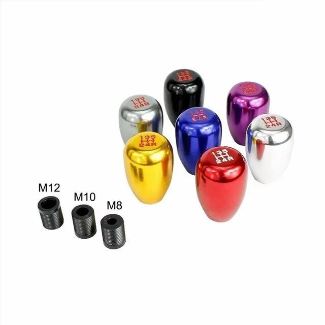 Aluminium Manual Gear Knob for M12 M10 M8 Universal Fitment NEW Sealed Free Post
