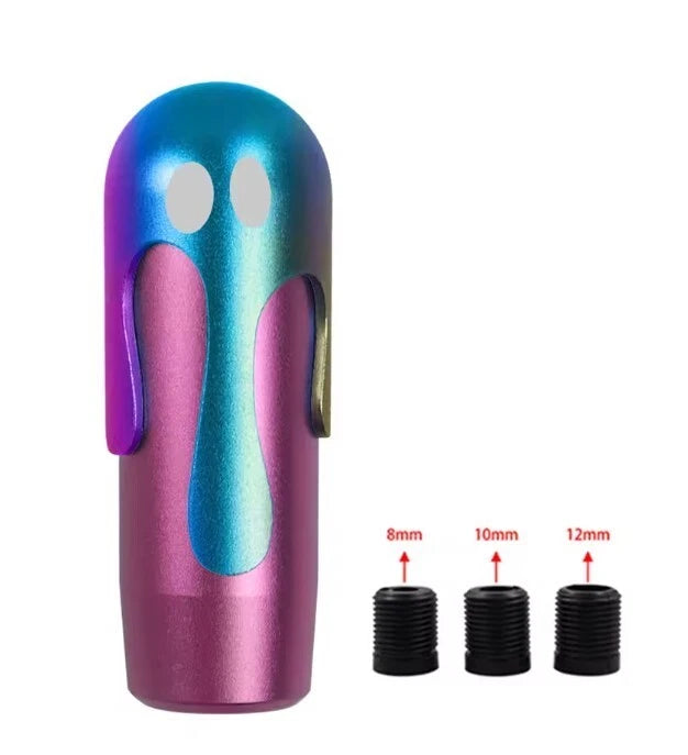 JDM NEO Chrome Melt Ice Cream Shift Knob M12 M10 M8 Universal Fitment NEW