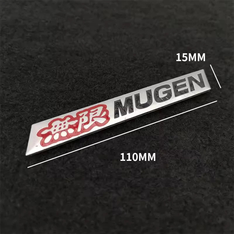 Mugen Car Emblem Badge Sticker for Honda Civic, Accord, CRV, Jazz, and HRV