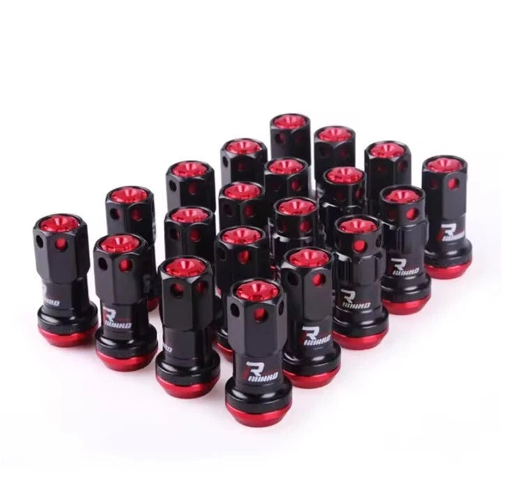 R40 Racing Heptagon Formula Steel Lock Lug Nuts M12x1.25 M12x1.5 20Pcs Set