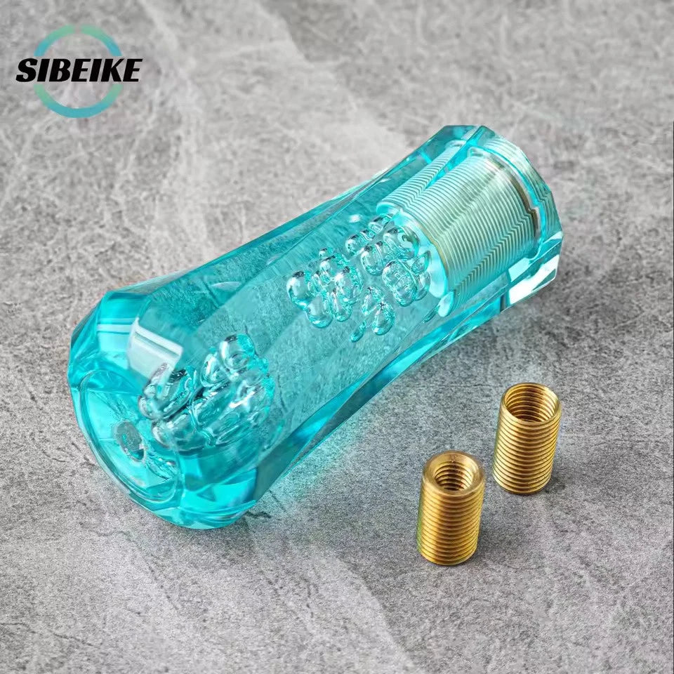 JDM 10CM Crystal Acrylic Gear Shift Knob M12x1.25 M10x1.5 M10x1.25 M8x1.25