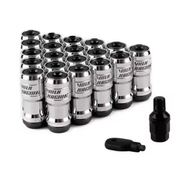 VOLK Racing Heptagon Formula Steel Lock Lug Nuts M12x1.25 M12x1.5 20Pcs Set