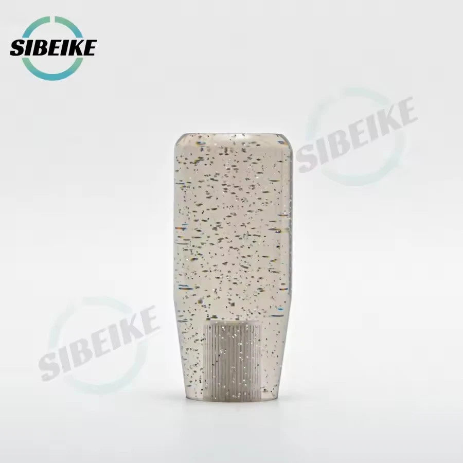 10CM Transparent Glitter Gear Shift Knob M12x1.25 M10x1.5 M10x1.25 M8x1.25