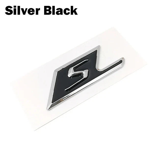 NEW S Badge Black Red Silver Gloss Matte for Mercedes AMG E63 C63 C63 E53 GLA45